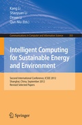 Cover: Intelligent Computing for Sustainable Energy and Environment - Springer