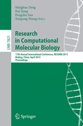 Cover: Research in Computational Molecular Biology - Springer