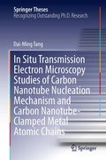 Cover: In Situ Transmission Electron Microscopy Studies of Carbon Nanotube Nucleation Mechanism and Carbon Nanotube-Clamped Metal Atomic Chains - Springer