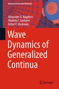 Cover: Wave Dynamics of Generalized Continua - Springer
