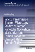 Cover: In Situ Transmission Electron Microscopy Studies of Carbon Nanotube Nucleation Mechanism and Carbon Nanotube-Clamped Metal Atomic Chains - Springer