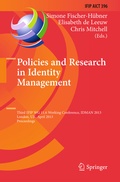 Cover: Policies and Research in Identity Management - Springer