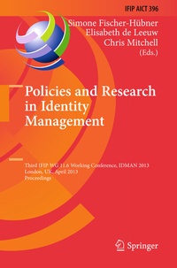 Abbildung von: Policies and Research in Identity Management - Springer