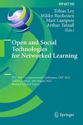 Cover: Open and Social Technologies for Networked Learning - Springer