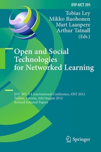 Enlarge image Cover: Open and Social Technologies for Networked Learning - Springer