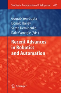 Enlarge image Cover: Recent Advances in Robotics and Automation - Springer