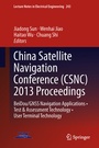 Cover: China Satellite Navigation Conference (CSNC) 2013 Proceedings - Springer