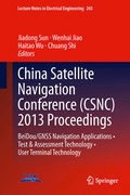 Cover: China Satellite Navigation Conference (CSNC) 2013 Proceedings - Springer