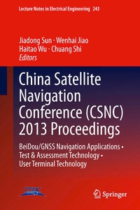 Enlarge image Cover: China Satellite Navigation Conference (CSNC) 2013 Proceedings - Springer
