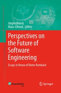 Enlarge image Cover: Perspectives on the Future of Software Engineering - Springer