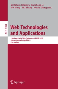 Enlarge image Cover: Web Technologies and Applications - Springer