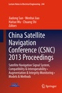 Cover: China Satellite Navigation Conference (CSNC) 2013 Proceedings - Springer