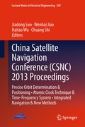 Cover: China Satellite Navigation Conference (CSNC) 2013 Proceedings - Springer