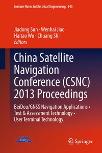 Enlarge image Cover: China Satellite Navigation Conference (CSNC) 2013 Proceedings - Springer