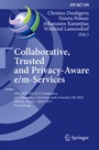 Cover: Collaborative, Trusted and Privacy-Aware e/m-Services - Springer