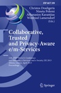 Cover: Collaborative, Trusted and Privacy-Aware e/m-Services - Springer