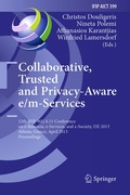Cover: Collaborative, Trusted and Privacy-Aware e/m-Services - Springer