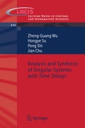 Cover: Analysis and Synthesis of Singular Systems with Time-Delays - Springer