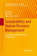 Cover: Sustainability and Human Resource Management - Springer