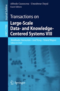 Enlarge image Cover: Transactions on Large-Scale Data- and Knowledge-Centered Systems VIII - Springer