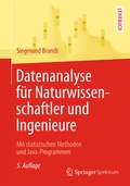 Cover: Datenanalyse f&uuml;r Naturwissenschaftler und Ingenieure - Springer Spektrum