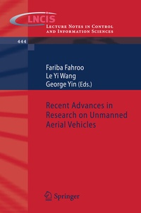 Enlarge image Cover: Recent Advances in Research on Unmanned Aerial Vehicles - Springer