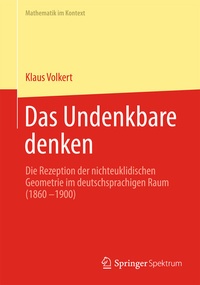 Abbildung von: Das Undenkbare denken - Springer Spektrum