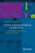 Cover: Extraterrestrial Altruism - Springer