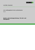 Cover: Kosten- und Leistungsrechnung - Ein Lehr- und &Uuml;bungsbuch - GRIN Verlag