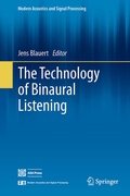 Cover: The Technology of Binaural Listening - Springer