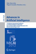 Cover: Advances in Artificial Intelligence - Springer