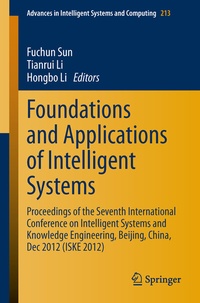 Enlarge image Cover: Foundations and Applications of Intelligent Systems - Springer