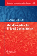 Cover: Metaheuristics for Bi-level Optimization - Springer