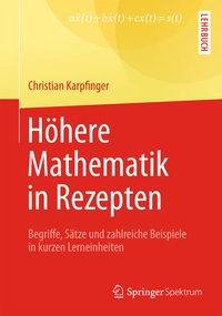 Abbildung von: Höhere Mathematik in Rezepten - Springer Spektrum