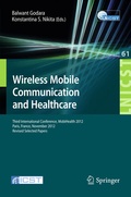 Cover: Wireless Mobile Communication and Healthcare - Springer