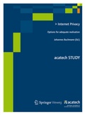 Cover: Internet Privacy - Springer Vieweg
