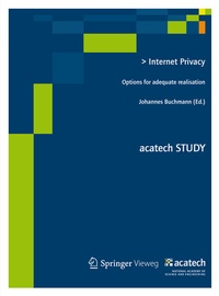 Abbildung von: Internet Privacy - Springer Vieweg