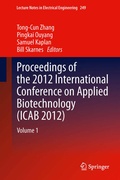 Cover: Proceedings of the 2012 International Conference on Applied Biotechnology (ICAB 2012) - Springer