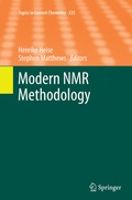 Cover: Modern NMR Methodology - Springer