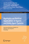 Cover: Highlights on Practical Applications of Agents and Multi-Agent Systems - Springer