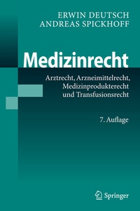 Abbildung von: Medizinrecht - Springer