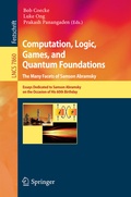 Cover: Computation, Logic, Games, and Quantum Foundations - The Many Facets of Samson Abramsky - Springer