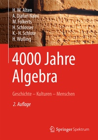 Abbildung von: 4000 Jahre Algebra - Springer Spektrum