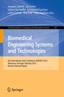 Cover: Biomedical Engineering Systems and Technologies - Springer