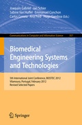 Cover: Biomedical Engineering Systems and Technologies - Springer
