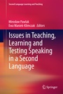 Cover: Issues in Teaching, Learning and Testing Speaking in a Second Language - Springer