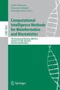Cover: Computational Intelligence Methods for Bioinformatics and Biostatistics - Springer