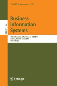 Enlarge image Cover: Business Information Systems - Springer