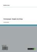 Cover: F&uuml;rstenspiegel - Ratgeber des K&ouml;nigs - GRIN Verlag
