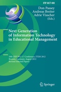 Cover: Next Generation of Information Technology in Educational Management - Springer